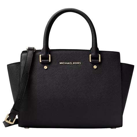 michael kors black satchel handbags